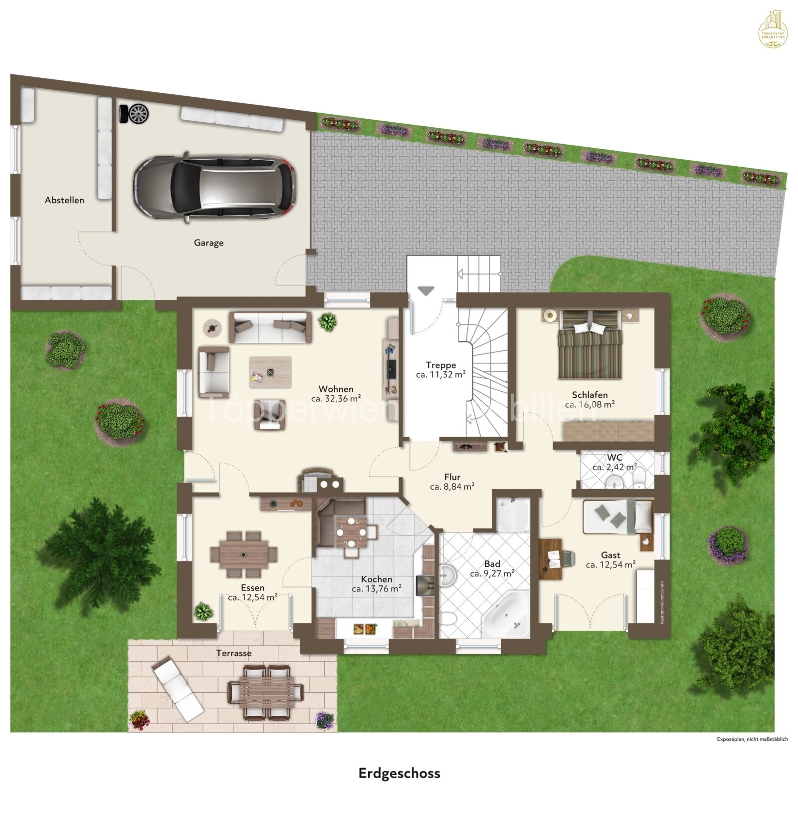 Modernes Haus mit 277 m² Wohnfläche und individueller Nutzung