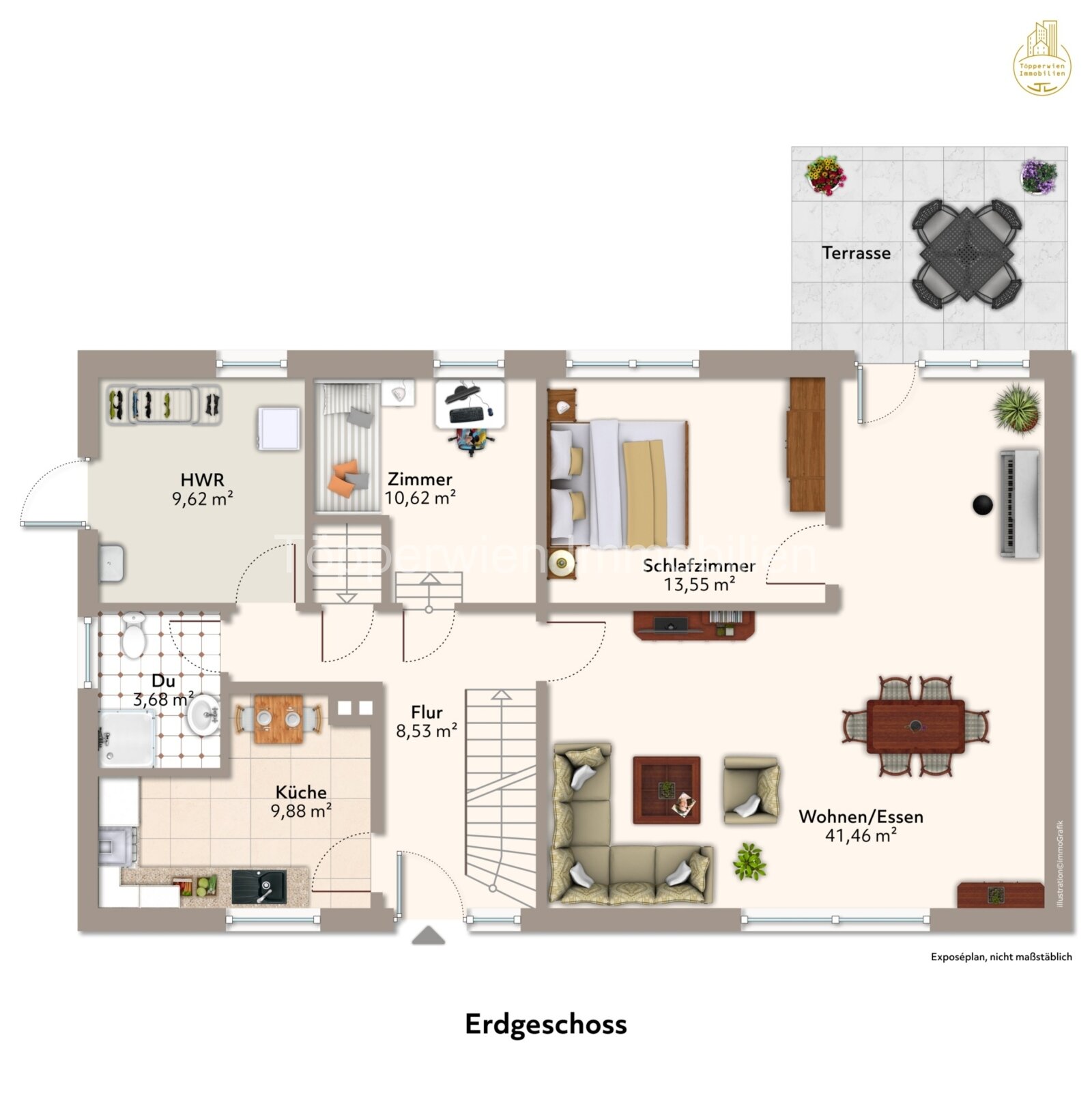 Großzügiges Einfamilienhaus mit Garage zum neu gestalten