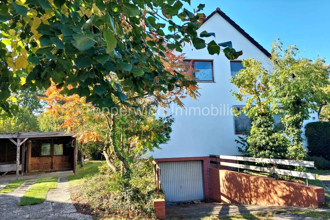 Giebel mit Ansicht zur Tiefgarage