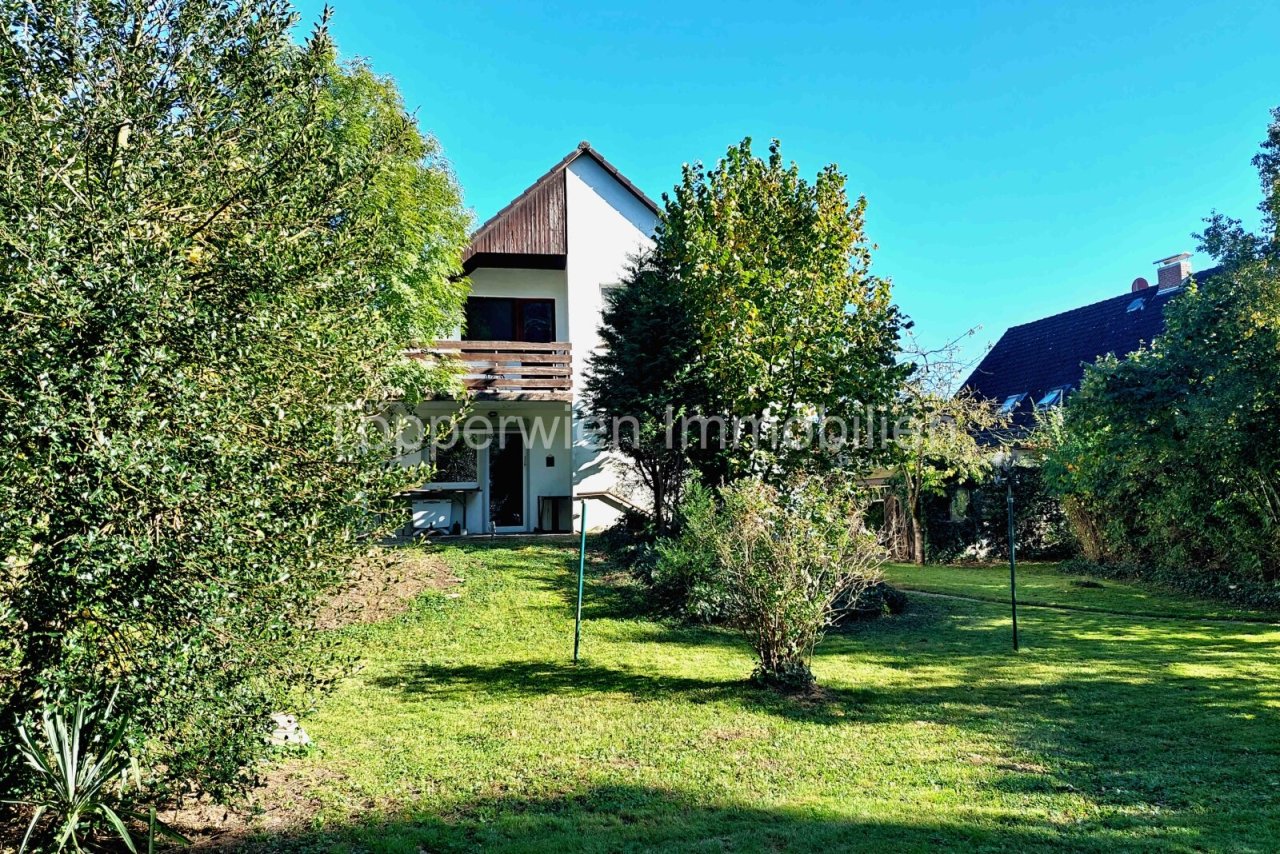 Garten Ansicht zum Haus