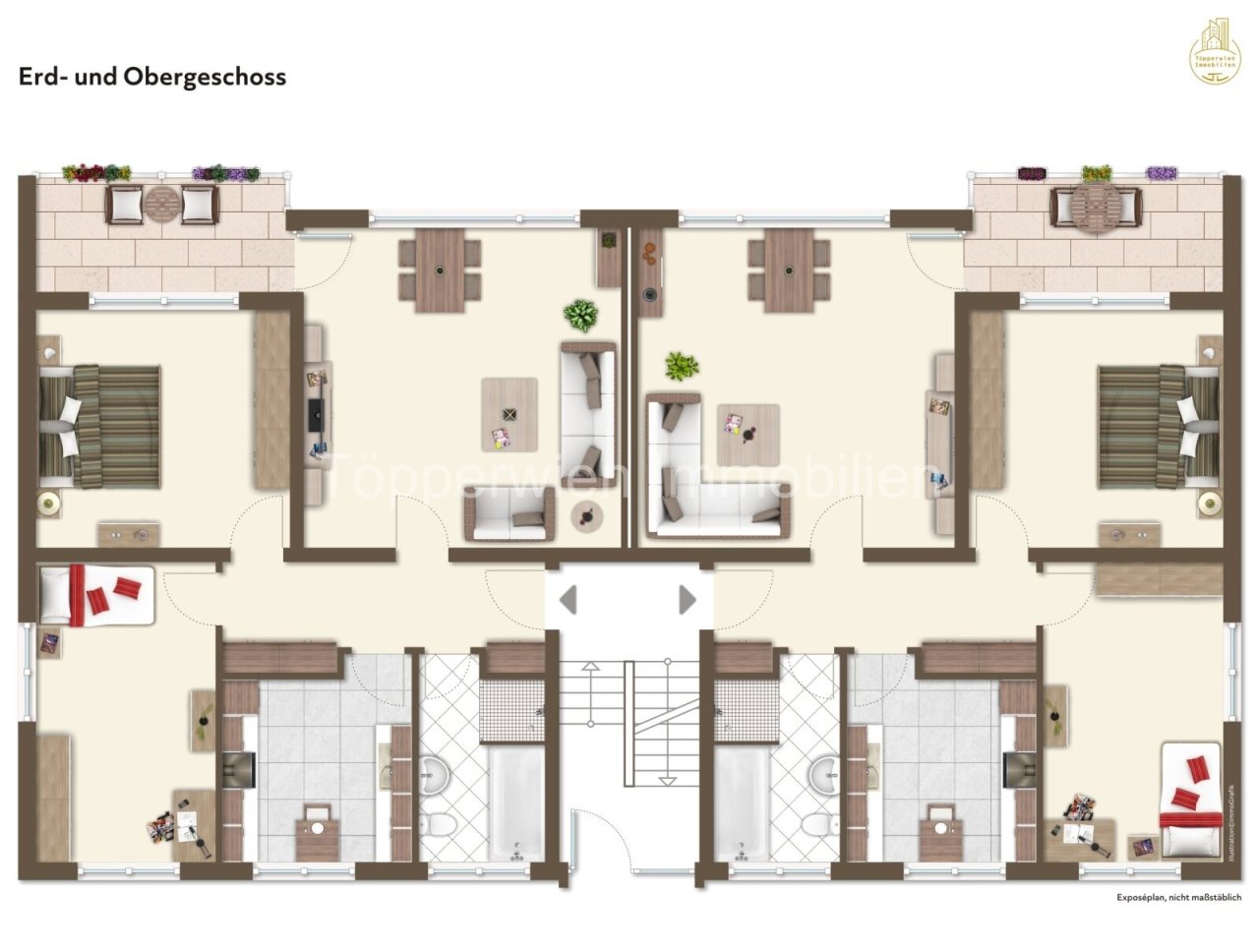 Grundriss EG und OG Grundriss EG und OG